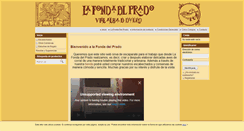 Desktop Screenshot of lafondadelprado.com